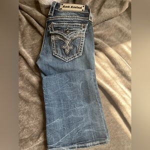 Never worn Rock Revival ladies boot cut jeans size 26